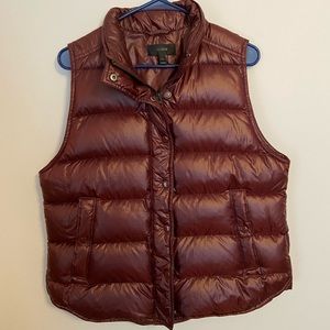 JCrew Burgundy Vest